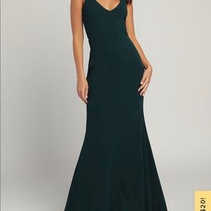 Infinite Glory Forest Green Maxi Dress